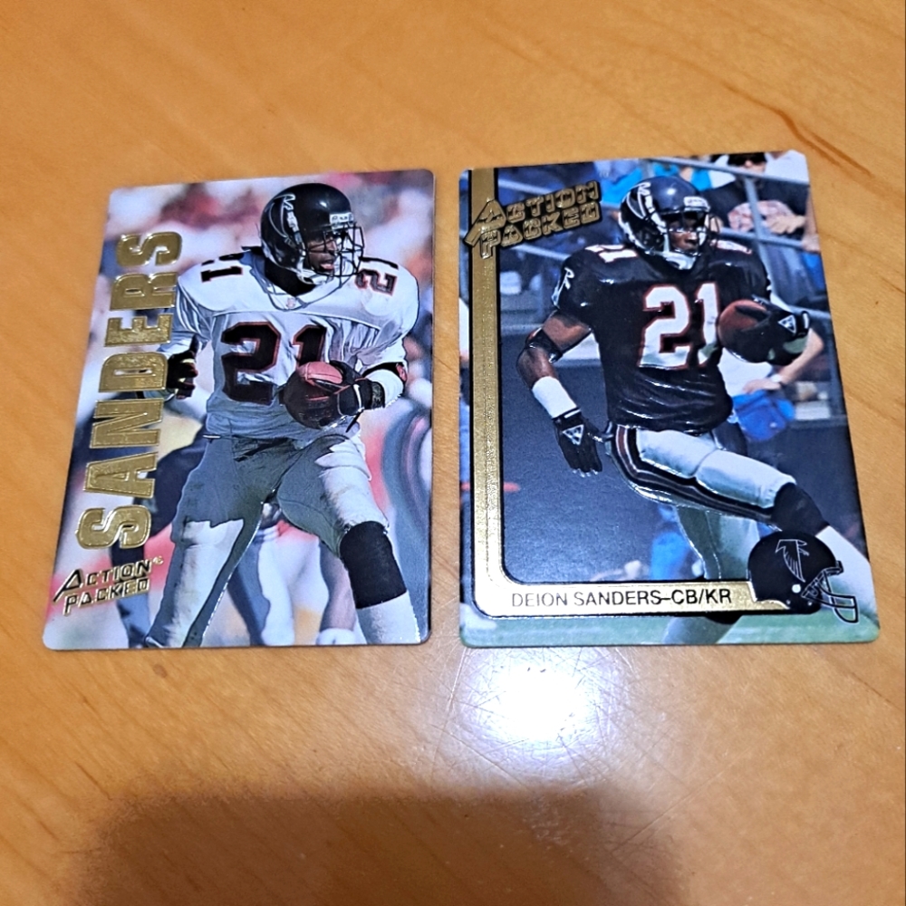 Deion Sanders 1991 1993 Action Packed Cards Coach Prime Atlanta Falcons
